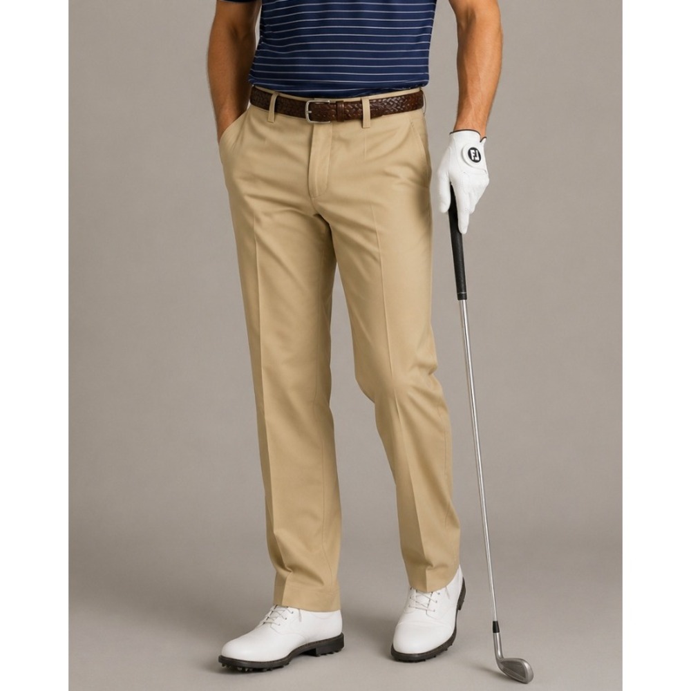 Nike Tiger Woods Collection Golf Pants Men 36x30 Khaki Tan Fit Dry Stretch Sport